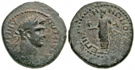 Phrygia, Laodicea ad Lycum. Pseudo-Autonomous. Time of Claudius, A.D. 41-54. AE 22 (22.4 mm, 5.79 g, 1 h). Struck A.D. 50-54. Anto Polemon, son of Zen...