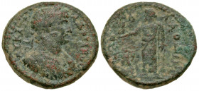 Phrygia, Laodicea ad Lycum. Hadrian. A.D. 117-138. AE 21 (20.6 mm, 6.65 g, 12 h). ΑΥ ΚΑ ΤΡ ΑΔΡΙΑΝΟ , laureate, draped and cuirassed bust of Hadrian ri...