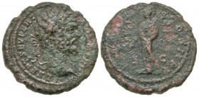 Septimius Severus. A.D. 193-211. AE as (27.3 mm, 11.70 g, 11 h). Rome mint, struck A.D. 194-195. L SEPT SEV PERT AVG IMP IIII, laureate head of Septim...