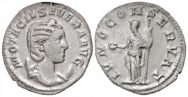 Otacilia Severa. Augusta, A.D. 244-249. AR antoninianus (22.4 mm, 33.8 g, 1 h). Antioch(?) mint, struck A.D. 246-248. M OTACIL SEVERA AVG, draped bust...