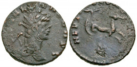 Gallienus. A.D. 253-268. AE antoninianus (18.9 mm, 2.15 g, 1 h). Gallienus Zoo series. Rome mint, struck A.D. 267-268. GALLIENVS AVG, radiate head rig...