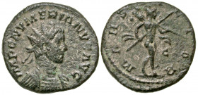 Numerian. A.D. 283-284. AE antoninianus (21.7 mm, 3.56 g, 6 h). Lugdunum mint, struck A.D. 284. IMP C NVMERIANVS AVG, radiate and cuirassed bust of Nu...