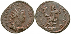 Diocletian. A.D. 284-305. BI antoninianus (22.3 mm, 4.18 g, 1 h). Lugdunum mint, struck A.D. 292. IMP DIOCLETIANVS P AVG, radiate, draped, and cuirass...