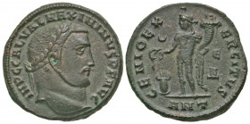 Maximinus II Daza. A.D. 309-313. AE follis (22.1 mm, 6.11 g, 11 h). Antioch mint, struck A.D. 310-311. IMP C GAL VAL MAXIMINVS PF AVG, laureate head o...