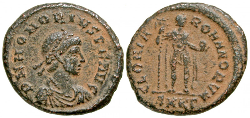 Honorius. A.D. 393-423. AE majorina (22 mm, 4.20 g, 12 h). Cyzicus mint, struck ...