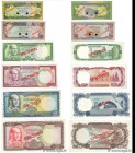 Country : AFGHANISTAN 
Face Value : 10 au 1000 Afghanis Spécimen 
Date : (1967-1979) 
Period/Province/Bank : Bank of Afghanistan 
Catalogue reference ...