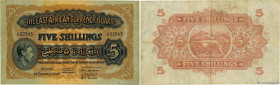 Country : EAST AFRICA 
Face Value : 5 Shillings  
Date : 01 janvier 1949 
Period/Province/Bank : East African Currency Board 
Catalogue reference : P....