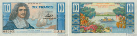Country : FRENCH EQUATORIAL AFRICA 
Face Value : 10 Francs Colbert Petit numéro 
Date : (1957) 
Period/Province/Bank : Institut d'émission de l'A.E.F....