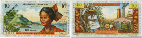 Country : FRENCH ANTILLES 
Face Value : 10 Francs Spécimen 
Date : (1964) 
Period/Province/Bank : Institut d'Émission des Départements d'Outre-Mer 
Ca...