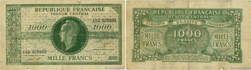 Country : FRANCE 
Face Value : 1000 Francs MARIANNE chiffres maigres Faux 
Date ...