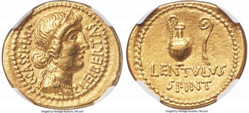 C. Cassius Longinus, Imperator and Assassin of Caesar (44-42 BC), with P. Lentul...