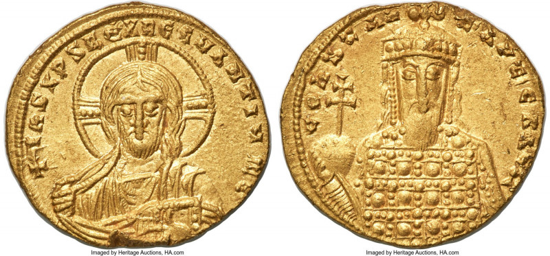 Constantine VII Porphyrogenitus (AD 913-959). AV solidus (20mm, 4.37 gm, 6h). NG...