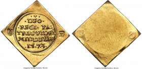 Middelburg. City gold Siege Klippe Kroon 1573-Dated MS64 NGC, Fr-164-1 (this coin), Van Loon-I-169 (now van Loon-I-140 in Saunders & Vanhoudt's transl...