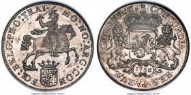 Utrecht. Provincial Ducaton (Silver Rider) 1756 MS65+ NGC, KM92.1, Dav-1832, Delm-1031, CNM-2.43.101. A conditionally and visually superior example of...