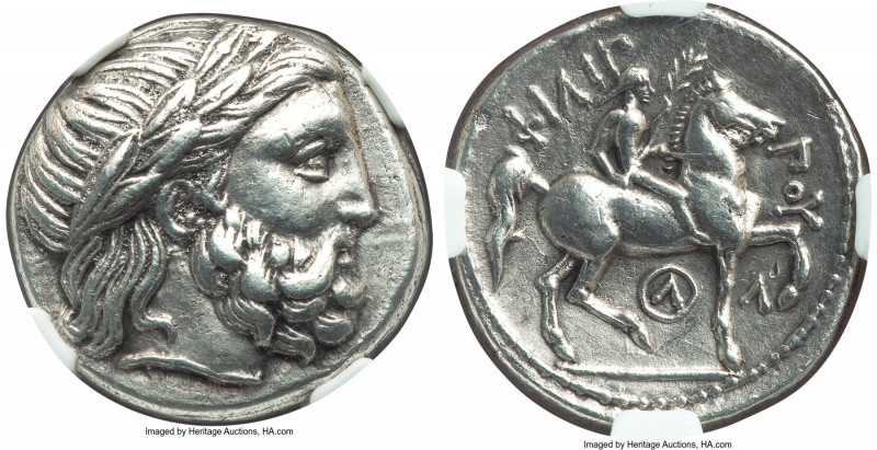 MACEDONIAN KINGDOM. Philip II (359-336 BC). AR tetradrachm (23mm, 14.08 gm, 10h)...