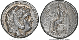 MACEDONIAN KINGDOM. Alexander III the Great (336-323 BC). AR tetradrachm (26mm, 17.11 gm, 9h). NGC Choice AU 5/5 - 4/5. Susa, under Seleucus I Nicator...