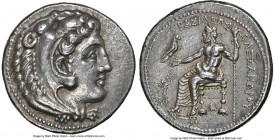 MACEDONIAN KINGDOM. Alexander III the Great (336-323 BC). AR tetradrachm (28mm, 17.11 gm, 8h). NGC Choice XF S 5/5 - 4/5. Posthumous issue of Tarsus, ...