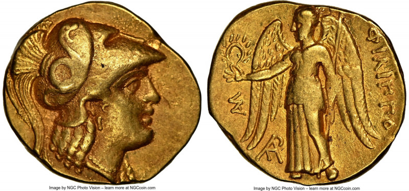 MACEDONIAN KINGDOM. Philip III Arrhidaeus (323-317 BC). AV stater (18mm, 8.55 gm...