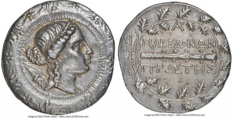 MACEDON UNDER ROME. First Meris. Ca. 167-148 BC. AR tetradrachm (30mm, 16.95 gm,...