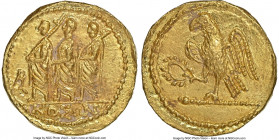SCYTHIA. Geto-Dacians. Coson (ca. after 54 BC). AV stater (20mm, 8.40 gm, 12h). NGC Choice MS 5/5 - 4/5. Ca. 44-42 BC. Roman consul (L. Junius Brutus)...