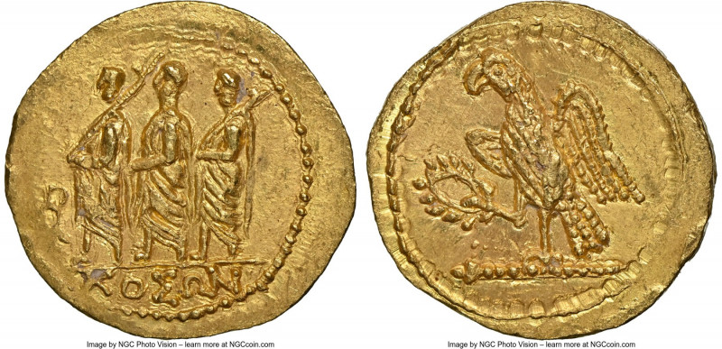 SCYTHIA. Geto-Dacians. Coson (ca. after 54 BC). AV stater (21mm, 8.29 gm, 11h). ...