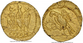 SCYTHIA. Geto-Dacians. Coson (ca. after 54 BC). AV stater (19mm, 8.48 gm, 1h). NGC Choice AU 4/5 - 4/5. Ca. 44-42 BC. Roman consul (L. Junius Brutus) ...