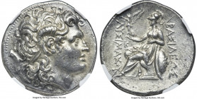 THRACIAN KINGDOM. Lysimachus (305-281 BC). AR tetradrachm (29mm, 17.17 gm, 11h). NGC Choice AU 5/5 - 3/5, Fine Style. Pella (?), ca. 286/5-282/1 BC. D...