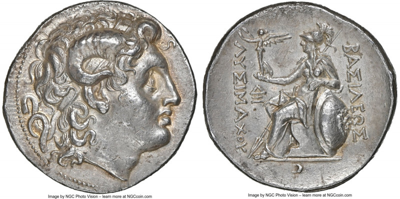 THRACIAN KINGDOM. Lysimachus (305-281 BC). AR tetradrachm (30mm, 16.93 gm, 1h). ...