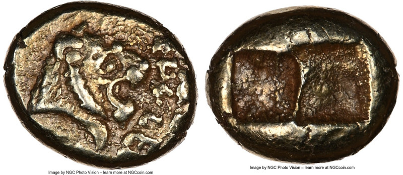 LYDIAN KINGDOM. Walwet (ca. 620-560 BC). EL sixth-stater or hecte (10mm, 2.38 gm...