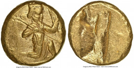 ACHAEMENID PERSIA. Darius I-Xerxes II (ca. 5th century BC). AV daric (15mm, 8.32 gm). NGC Choice AU 5/5 - 4/5. Lydo-Milesian standard. Sardes mint, ca...