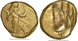 ACHAEMENID PERSIA. Darius I-Xerxes II (ca. 5th century BC). AV daric (16mm, 8.37 gm). NGC Choice XF 4/5 - 5/5. Lydo-Milesian standard. Sardes mint, ca...
