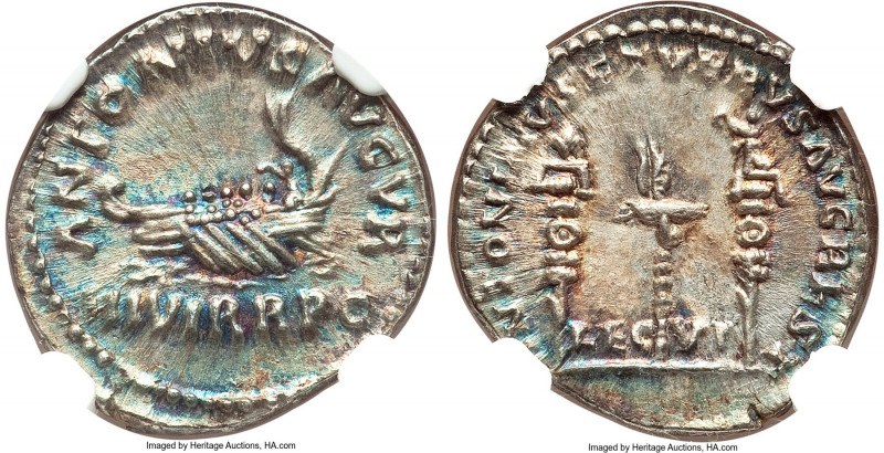 Marcus Aurelius (AD 161-180), and Lucius Verus. AR denarius (19mm, 2.86 gm, 12h)...