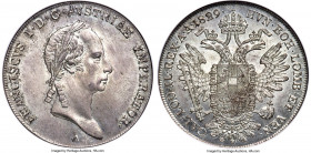 Franz II (I) Taler 1829-A MS66 NGC, Vienna mint, KM2163, Dav-9, Herinek-347. Simply a gorgeous specimen, the pristine nature of both faces clearly sug...