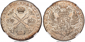 Maria Theresa Kronentaler 1769/8-(b) MS61 NGC, Brussels mint, KM21, Dav-1282. Argent surfaces covering a lustrous flan, graced by blushes of peach ton...