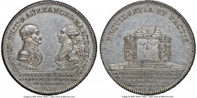 Brandenburg-Ansbach. Alexander Taler MDCCLXIX (1769) S-G MS62 NGC, KM282, Dav-1999. Struck to commemorate the union of Ansbach and Beyreuth, showing t...