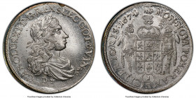 Pomerania. Swedish Occupation - Karl XI 1/3 Taler (1/2 Gulden) 1674-DS MS66+ PCGS, Stettin mint, KM262. A superb gem example from a fascinating period...