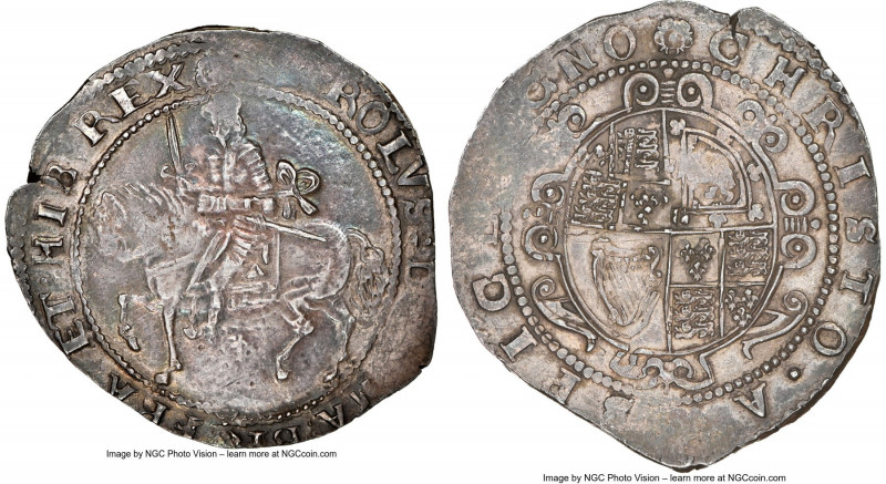 Charles I 1/2 Crown ND (1643-1645) MS61 NGC, Exeter mint, Rose mm, S-3065. 13.27...