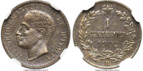 Vittorio Emanuele III Centesimo 1902-R MS63 Brown NGC, Rome mint, KM35. The inaugural key date for the type, which saw only 26,000 struck as compared ...