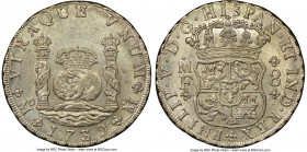 Philip V 8 Reales 1739 Mo-MF MS63 NGC, Mexico City mint, KM103. Full-defined devices and frosty-white peripheries boasting luster all over. The second...