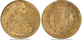 Ferdinand VII gold 8 Escudos 1808 Mo-TH MS61 NGC, Mexico City mint, KM160, Cal-1781 (prev. Cal-43). A captivating and boldly struck example, with some...