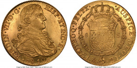 Ferdinand VII gold 8 Escudos 1810 Mo-HJ MS63 NGC, Mexico City mint, KM160, Fr-47. Presenting the highest grade level that this type has been assigned ...