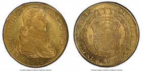 Ferdinand VII gold 8 Escudos 1812 Mo-JJ MS62 PCGS, Mexico City mint, KM160. A bright specimen, displaying sharp devices and lustrous semi-Prooflike fi...