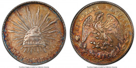 Republic silver Specimen Pattern 8 Reales 1810-Dated (1887) Mo-MH SP55 PCGS, Mexico City mint, KM-Unl., Guttag-Unl. A highly unusual back-dated 8 Real...