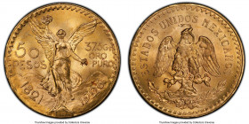 Estados Unidos gold 50 Pesos 1926 MS65 PCGS, Mexico City mint, KM481. Frosty fields, boasting a golden sheen all over.

HID09801242017

© 2020 Her...