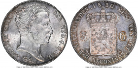 Willem I 3 Gulden 1830/24 MS64+ NGC, Utrecht mint, KM49. Boasting cartwheel luster and frosty, razor-sharp devices, this scarce overdate variety is th...