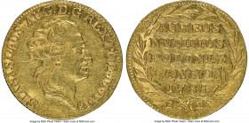 Stanislaus Augustus gold Ducat 1785-EB AU55 NGC, Warsaw mint, KM201, Kaminski/Kopicki-340 (R2), Parchimowicz/Brzezinski-42.c (R3). 3.48gm. Mintage: 6,...