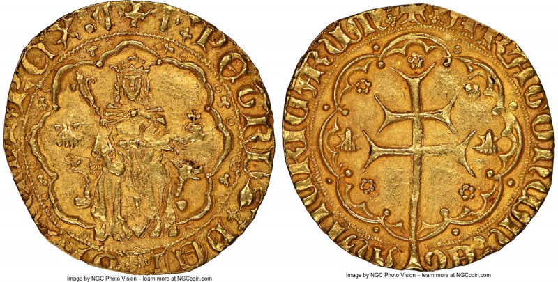 Mallorca. Pedro III (1336-1387) gold Real d'Oro ND (1368-1387) MS63 NGC, Fr-48, ...