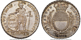 Freiburg. Canton 4 Franken 1813 MS65+ NGC, KM79, Dav-363, HMZ-2-283. Mintage: 2,429. A truly handsome example of this ever-popular Cantonal issue that...