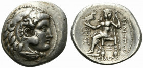 Celtic, Eastern Europe, imitating Philip III of Macedon, 3rd-2nd centuries BC. AR Tetradrachm (29mm, 17.01g, 6h). Head of Herakles r., wearing lion sk...