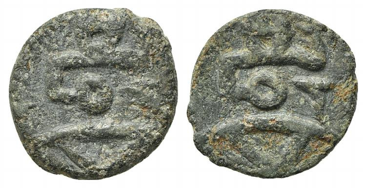 Islands of Spain, Ebusus, late 2nd-early 1st centuries BC. Æ (14mm, 2.31g, 9h). ...